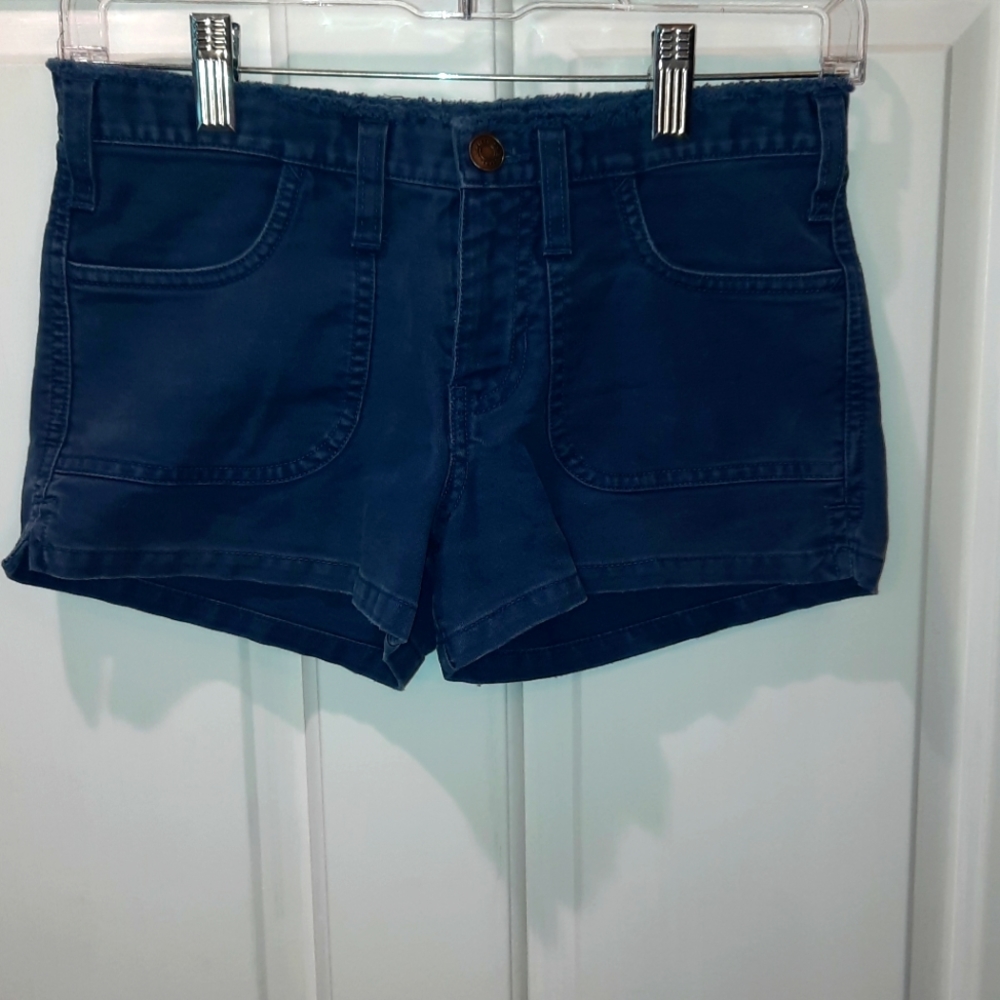 Abercrombie Navy Blue Cotton Shorts size 12